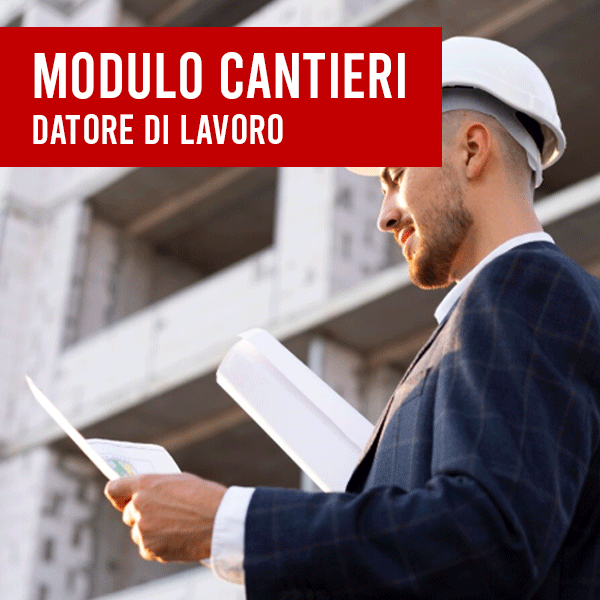 Corso Formazione Datore di Lavoro - Modulo Aggiuntivo Cantieri - REGIONE SICILIA