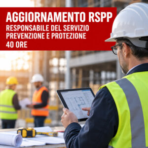 Corso Aggiornamento RSPP – Responsabile del Servizio Prevenzione e Protezione – 40 ore