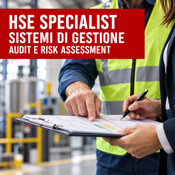 Corso HSE Specialist – Sistemi di Gestione, Audit e Risk Assessment – 40 ore